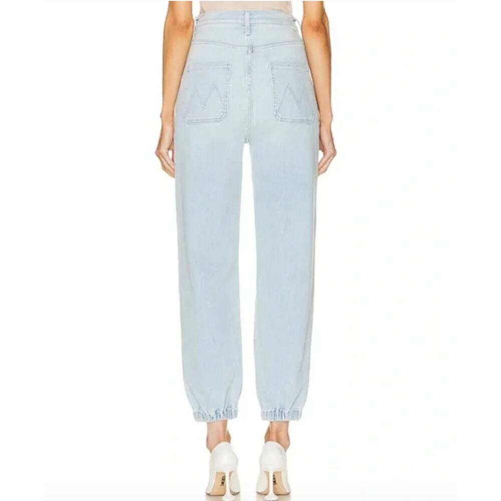 MOTHER Denim The Wrapper Patch Springy Ankle Pants in Chill Pill - Picture 2 of 8